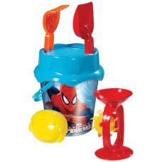 Spiderman Orta Aksesuarlı Kova Set Spiderman Orta Aksesuarlı Kova Set