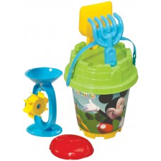 Mickey Mouse Yuvarlak Aksesuarlı Kale Kova Set Mickey Mouse Yuvarlak Aksesuarlı Kale Kova Set
