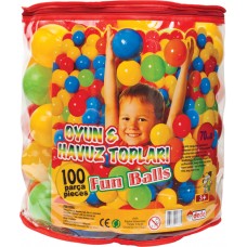 Oyun ve Havuz Topu 7 cm ( 100 Adet Pvc Torbada ) Oyun ve Havuz Topu 7 cm ( 100 Adet Pvc Torbada )